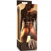 Коричневый мастубратор-вагина Nicole s Kitty - Blush Novelties - в Волгограде купить с доставкой