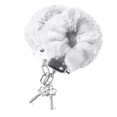 Наручники с белой меховой опушкой - ToyFa - купить с доставкой в Волгограде