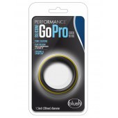 Черно-желтое силиконовое эрекционное кольцо Silicone Go Pro Cock Ring - Blush Novelties - в Волгограде купить с доставкой