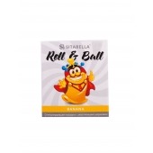 Стимулирующий презерватив-насадка Roll   Ball Banana - Sitabella - купить с доставкой в Волгограде