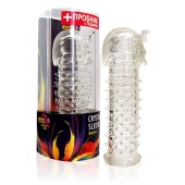 Закрытая прозрачная насадка на пенис Crystal Sleeve Faraon - 13,5 см. - Erowoman-Eroman - в Волгограде купить с доставкой