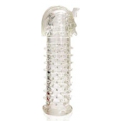Закрытая прозрачная насадка на пенис Crystal Sleeve Faraon - 13,5 см. - Erowoman-Eroman - в Волгограде купить с доставкой