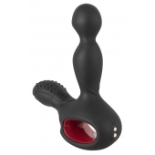 Черный вибромассажер простаты с нагревом и ротацией Prostate Plug - 14,5 см. - Orion - в Волгограде купить с доставкой