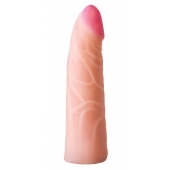 Фаллическая насадка на трусики харнесс - 17,5 см. - LOVETOY (А-Полимер) - купить с доставкой в Волгограде