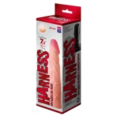 Телесная насадка на Harness с коннектором RED LINE - 19 см. - LOVETOY (А-Полимер) - купить с доставкой в Волгограде