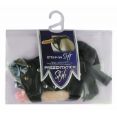Черный пояс-трусики с двумя насадками Soft-Dolli - 16,5 и 10,5 см. - LOVETOY (А-Полимер) - купить с доставкой в Волгограде