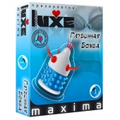 Презерватив LUXE Maxima  Глубинная бомба  - 1 шт. - Luxe - купить с доставкой в Волгограде