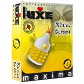 Презерватив LUXE Maxima  Желтый дьявол  - 1 шт. - Luxe - купить с доставкой в Волгограде