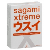 Ультратонкие презервативы Sagami Xtreme SUPERTHIN - 3 шт. - Sagami - купить с доставкой в Волгограде