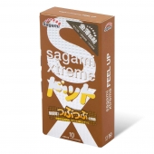 Презервативы Sagami Xtreme FEEL UP с точечной текстурой и линиями прилегания - 10 шт. - Sagami - купить с доставкой в Волгограде
