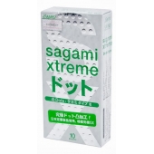 Презервативы Sagami Xtreme Type-E с точками - 10 шт. - Sagami - купить с доставкой в Волгограде