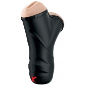 Мастурбатор в колбе с двумя тоннелями Double Penetration Vibrating Stroker - Pipedream - в Волгограде купить с доставкой