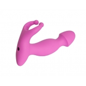 Розовый стимулятор простаты с усиками - 15 см. - 4sexdreaM - в Волгограде купить с доставкой