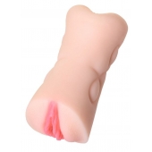 Телесный двусторонний мастурбатор Rich Fruit - вагина и анус - ToyFa - в Волгограде купить с доставкой