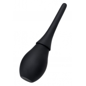 Черный силиконовый анальный душ A-toys с гладким наконечником - A-toys - купить с доставкой в Волгограде