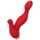 Красный силиконовый вибростимулятор простаты Proman - 12,5 см. - ToyFa - в Волгограде купить с доставкой