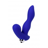 Синий силиконовый вибростимулятор простаты Stroman - 14,5 см. - ToyFa - в Волгограде купить с доставкой