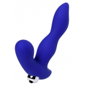 Синий силиконовый вибростимулятор простаты Stroman - 14,5 см. - ToyFa - в Волгограде купить с доставкой