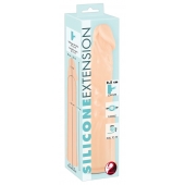 Телесная насадка-удлинитель Silicone Extension - 19 см. - Orion - в Волгограде купить с доставкой