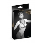 Черная упряжь на грудь Julia - Bijoux Pour Toi - купить с доставкой в Волгограде