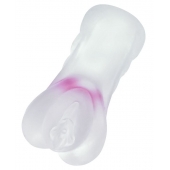 Прозрачный реалистичный мастурбатор Juicy Pussy Crystal Rose - ToyFa - в Волгограде купить с доставкой
