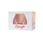 Мастурбатор-полуторс Cherry с вибрацией и двумя любовными тоннелями - KOKOS - в Волгограде купить с доставкой