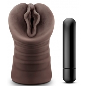 Коричневый мастурбатор-вагина Alexis - Blush Novelties - в Волгограде купить с доставкой