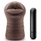 Коричневый мастурбатор-ротик Renee - Blush Novelties - в Волгограде купить с доставкой