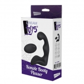 Черный вибромассажер простаты REMOTE BOOTY PLEASER - Dream Toys - в Волгограде купить с доставкой