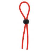 Красное эрекционное лассо с одной бусиной-утяжкой STRETCHY THIN LASSO - Dream Toys - в Волгограде купить с доставкой
