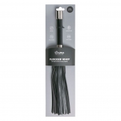 Черная плеть Easytoys Flogger With Metal Grip - 38 см. - Easy toys - купить с доставкой в Волгограде
