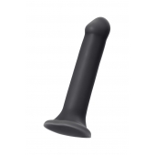 Черный фаллос на присоске Silicone Bendable Dildo XL - 20 см. - Strap-on-me - купить с доставкой в Волгограде