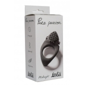 Черное эрекционное виброкольцо Pure Passion Midnight - Lola Games - в Волгограде купить с доставкой