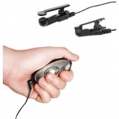 Черные электрические зажимы для сосков Shock Therapy Nipple Clamps - Pipedream - купить с доставкой в Волгограде