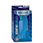 Синяя вакуумная помпа MENZSTUFF PENIS ENLARGER - Dream Toys - в Волгограде купить с доставкой