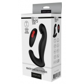 Черный вибромассажер простаты SWIRLING P-PLEASER - Dream Toys - в Волгограде купить с доставкой