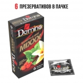 Ароматизированные презервативы DOMINO  Ароматный микс  - 6 шт. - Domino - купить с доставкой в Волгограде