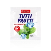 Пробник гель-смазки Tutti-frutti со вкусом мяты - 4 гр. - Биоритм - купить с доставкой в Волгограде