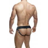 Черный мужской страпон DR. SKIN 6INCH HOLLOW STRAP ON - 16 см. - Blush Novelties - купить с доставкой в Волгограде