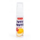 Гель-смазка Tutti-frutti со вкусом сочной дыни - 30 гр. - Биоритм - купить с доставкой в Волгограде