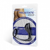 Стимулятор простаты с фиксацией эрекционным кольцом Prostate Gear - BlueLine - в Волгограде купить с доставкой