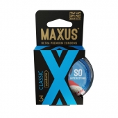 Классические презервативы в пластиковом кейсе MAXUS Classic - 3 шт. - Maxus - купить с доставкой в Волгограде
