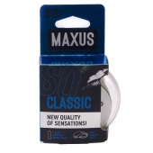 Классические презервативы в пластиковом кейсе MAXUS Classic - 3 шт. - Maxus - купить с доставкой в Волгограде