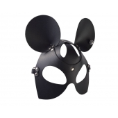 Черная кожаная маска  Мышка - Sitabella - купить с доставкой в Волгограде