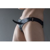 Черные трусики Better с анальной насадкой - 8 см. - Lola Games - купить с доставкой в Волгограде