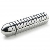 Рельефный фаллос для интенсивного электросекса Groovey George - 20 см. - MyStim - купить с доставкой в Волгограде