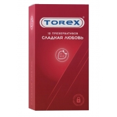 Презервативы Torex  Сладкая любовь  с ароматом клубники - 12 шт. - Torex - купить с доставкой в Волгограде