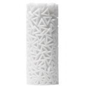 Белый 3D мастурбатор PILE - Tenga - в Волгограде купить с доставкой