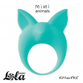 Зеленое эрекционное кольцо Kitten Kyle - Lola Games - в Волгограде купить с доставкой