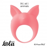Оранжевое эрекционное кольцо Kitten Kyle - Lola Games - в Волгограде купить с доставкой